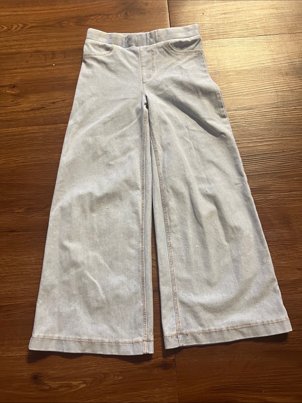 H&M Light Blue Wide Leg Kids Jeans